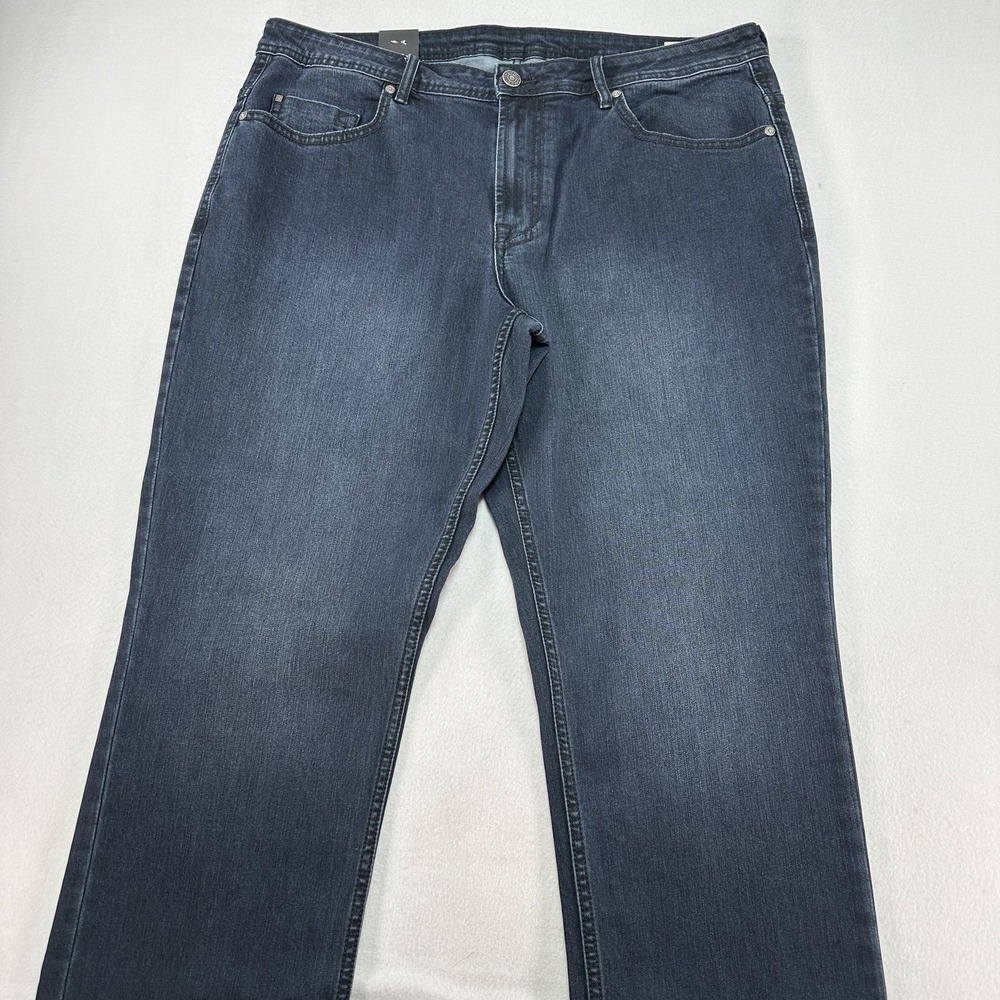 Buffalo David Bitton Jackson Jeans Mens 38x34 Blue Slim Straight Stretch Denim